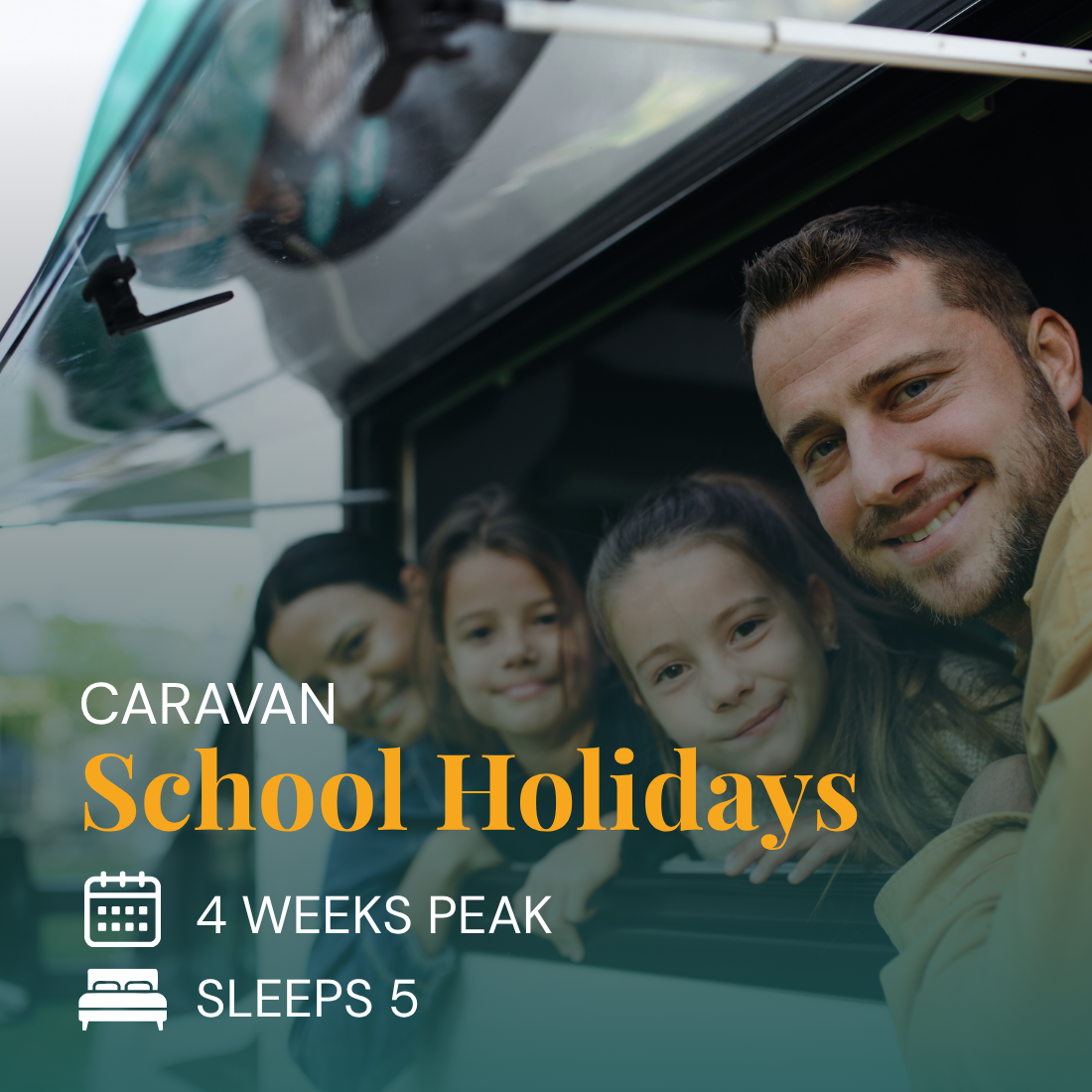 Caravan — School Holiday Membership caravan hire family school holidays